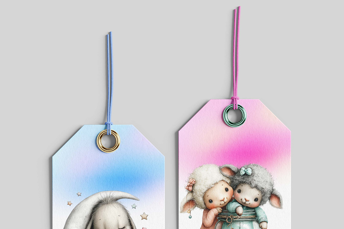 Whimsical Baby Animal Junk Journals, an Illustration by one-touch (Photo 5 of 9)
