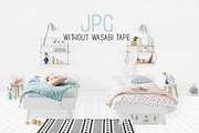 Kids Room Wall/Frame Mock Up 28, a Print Template by Whimsicality (Thumbnail 4 of 4)