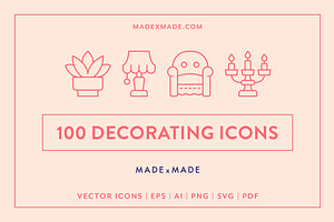 Decorating Line Icons