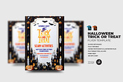 Halloween Trick or Treat Flyer, a Flyer Template by Aam360 (Thumbnail 1 of 3)
