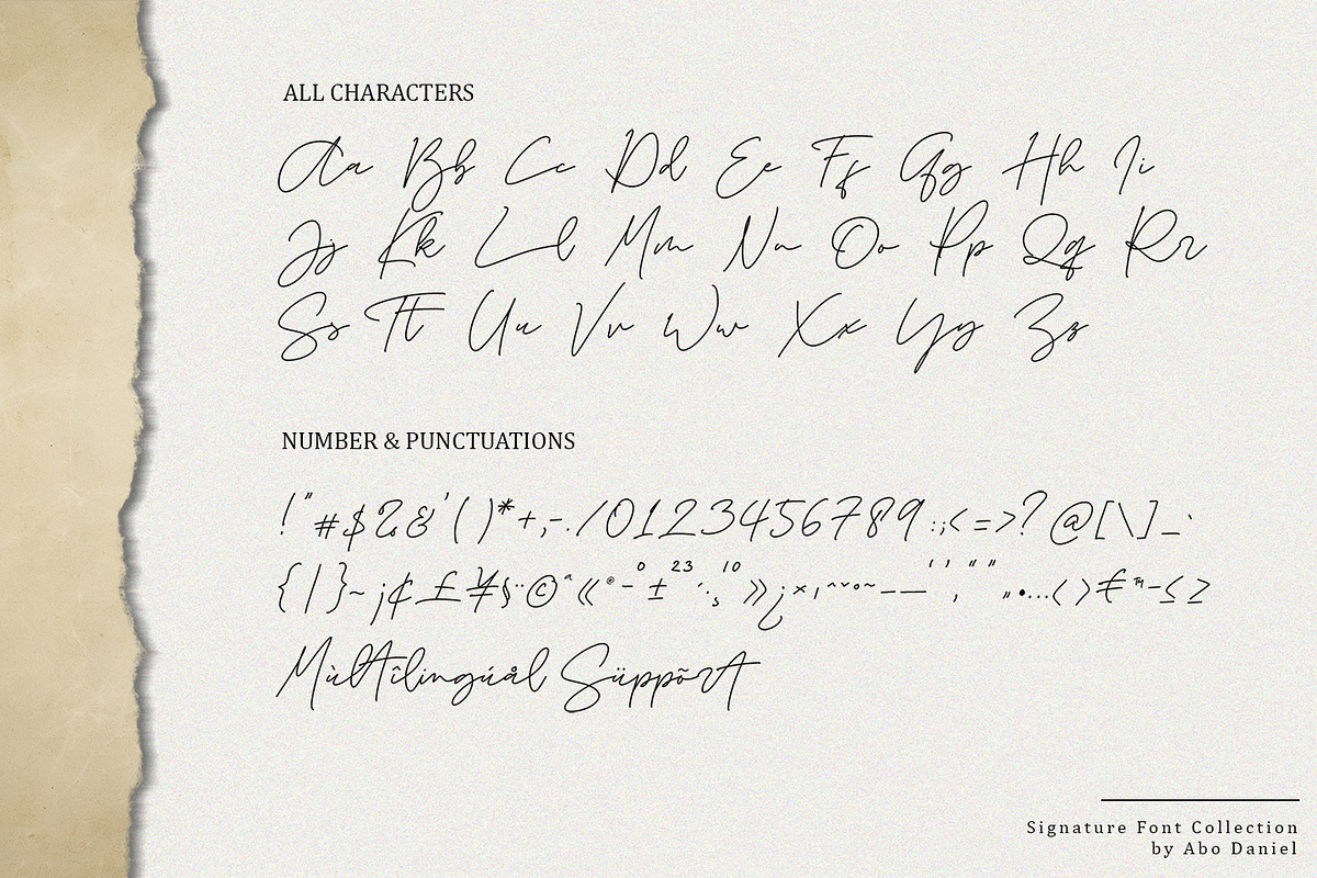 La Storia, a Script Font by Abo Daniel Studio (Photo 11 of 16)