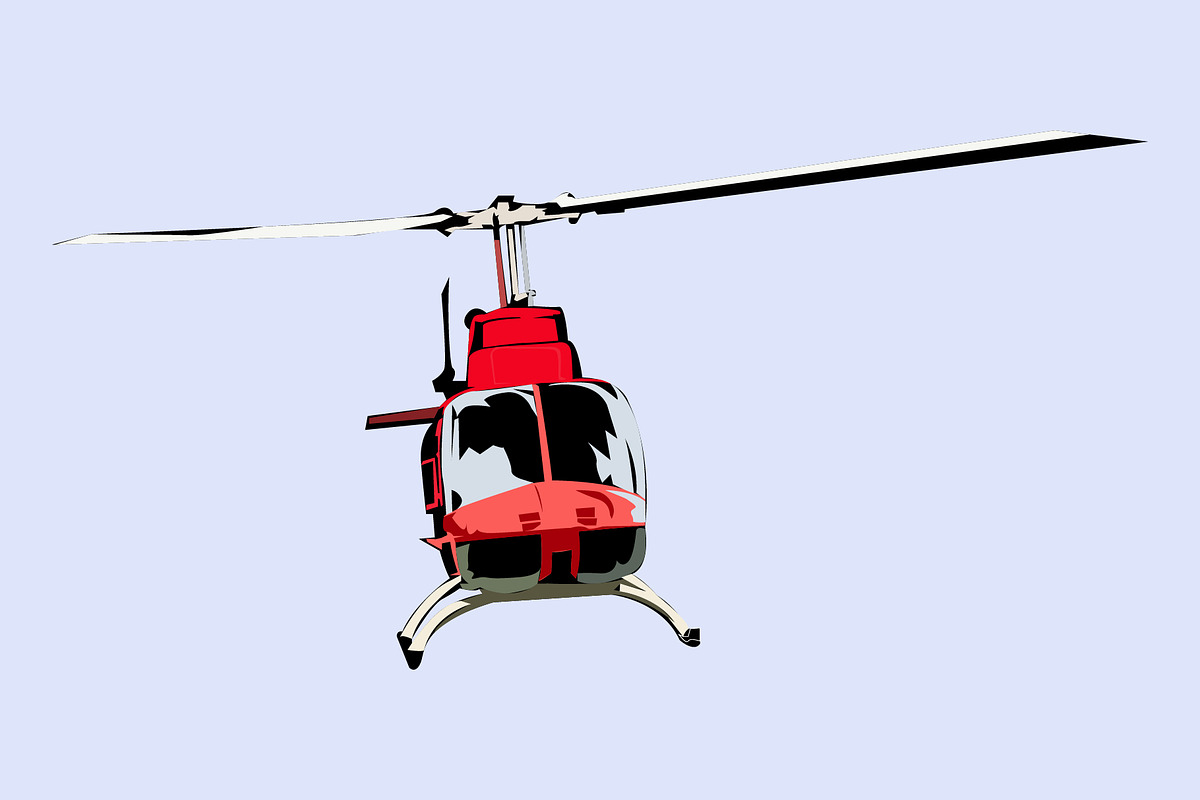 Helicopter, a Transportation Illustration by Sumberpangan (Photo 3 of 3)