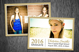 Graduation Card Template Photo 04