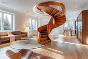 69 Spiral wooden staircases, an Architecture Photo by Handmadefont (Thumbnail 35 of 73)