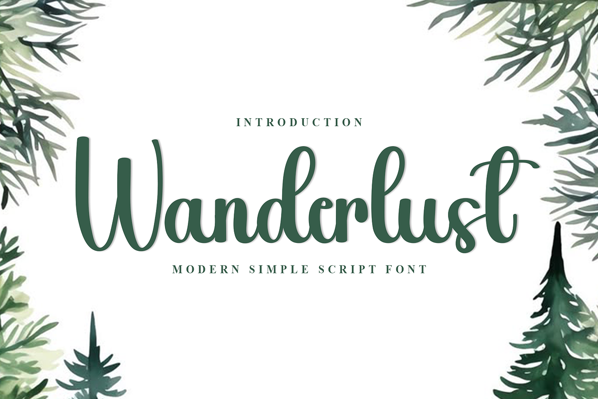 Wanderlust, a Handwritten Font by FreshTypeINK (Photo 1 of 8)
