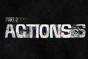 Distorted Text Effect Templates, a Background Graphic by Inartflow (Thumbnail 13 of 23)