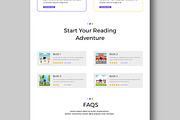Landing Page Book Shop, a Landing Page Template by MightyDesign (Thumbnail 5 of 10)