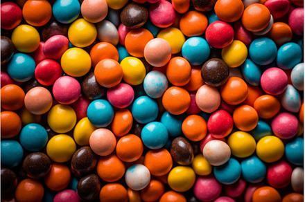 Holiday colorful candy. Generate Ai, a Food & Drink Photo by Ylivdesign