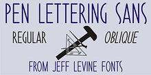 Pen Lettering Sans JNL