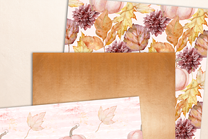 Seamless Patterns - Happy Fall