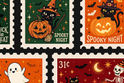 Halloween Transparent Stamps Set PNG, an Object Graphic by iHemalaya (Thumbnail 5 of 5)