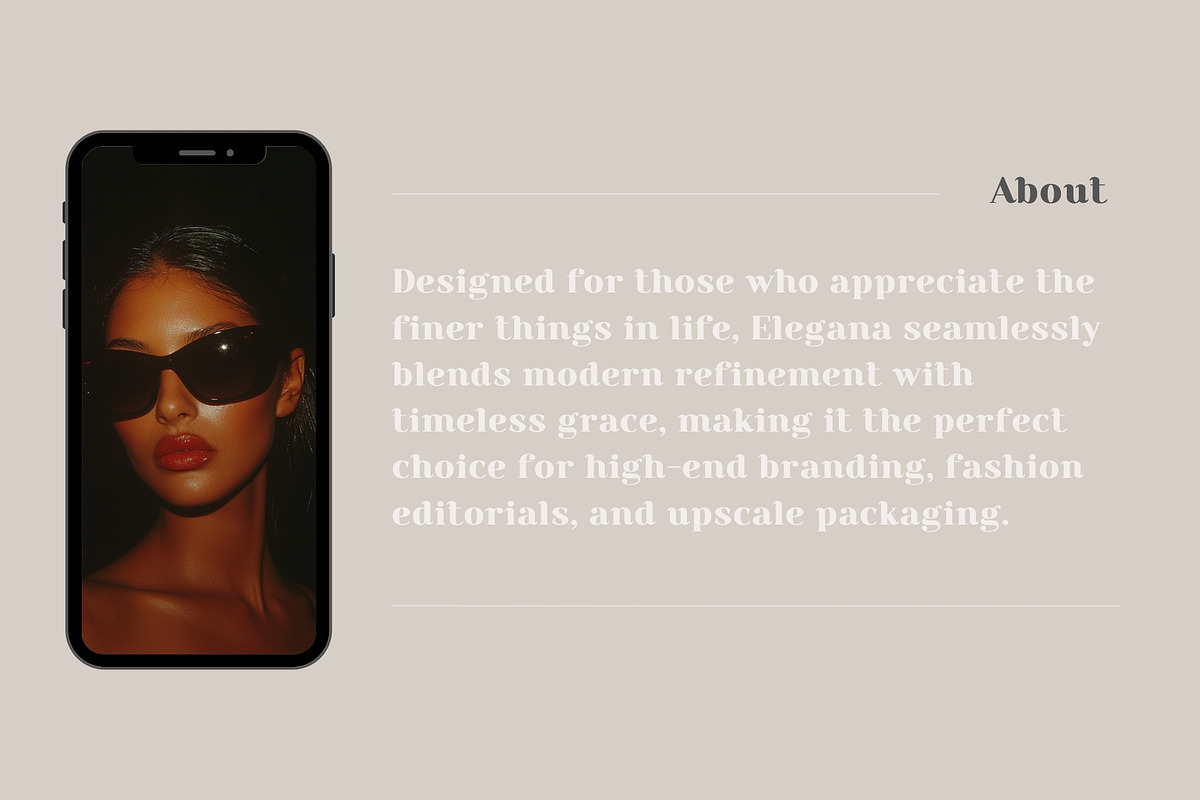 Eleganza - Classy Serif Typeface, a Serif Font by HipFonts (Photo 3 of 8)