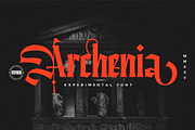 Archenia, a Blackletter Font by RNDI Type Foundry (Thumbnail 1 of 11)