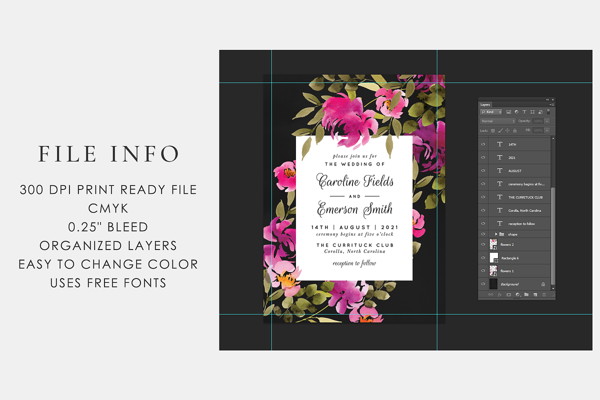 Juliet's Garden - weddind suite, an Invitation Template by Helen Halik art (Photo 9 of 9)