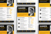 Modern Resume CV, a Resume Template by dokudokunomi (Thumbnail 4 of 4)