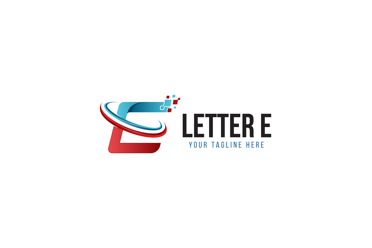 Letter E, a Branding & Logo Template by Xoovion