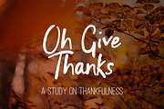 Oh Give Thanks, a Presentation Template by Team Alabaster (Thumbnail 1 of 4)