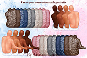 Winter Mood, Family Clipart, a Decorative Illustration by ArtedeCatrin (Thumbnail 4 of 12)