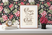 Seamless Flowers Peonies Chamomile, a Pattern Graphic by Vintage (Thumbnail 6 of 11)