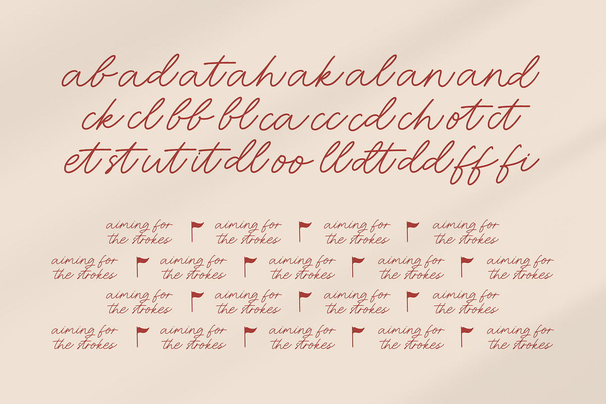 Outside Boston, a Script Font by Rahagita Studio (Photo 10 of 12)