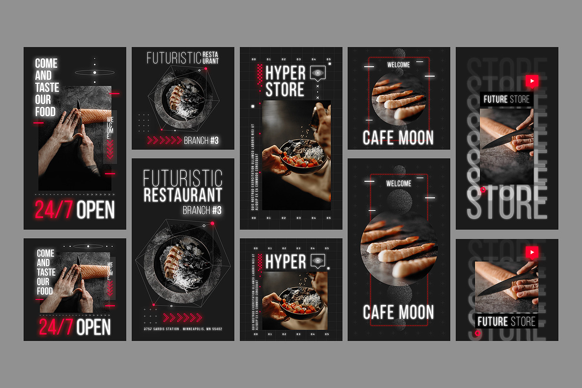 Japanese Style Instagram Pack, a Websites & App Template by Pixflow (Photo 3 of 6)