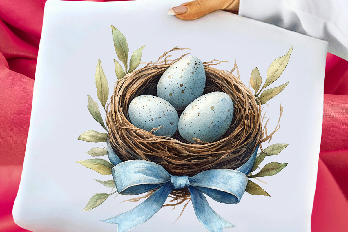 Dusty Blue Spring Clipart, an Illustration by Libby Wishes (Photo 7 of 9)