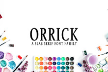 Orrick Slab Serif Font Family