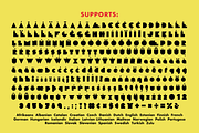 Morro - Geometric figures font, a Font by Great Scott! (Thumbnail 11 of 11)