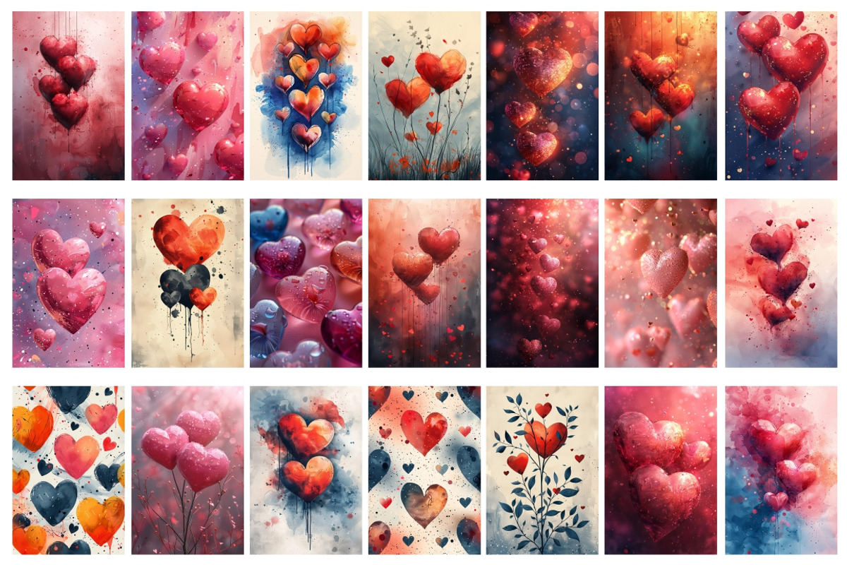 400 Valentine's Day Love backgrounds, a Background Graphic by Nocturnal Wolf (Photo 12 of 31)