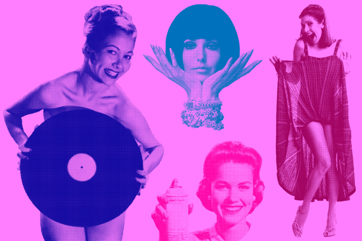 Halftone Retro Ladies, an Object Graphic by Offset (Photo 13 of 13)