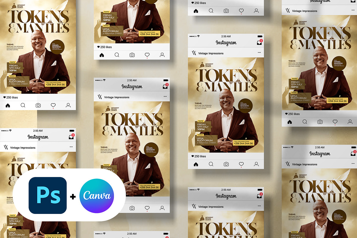 Maximal Portrait Church Event Flyer, a Social Media Template by Vintage Impressions (Photo 4 of 6)