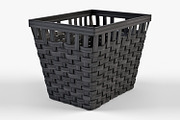 Wicker Basket Ikea Knarra 2 Black, an Object 3D Model by Markelos (Thumbnail 1 of 10)