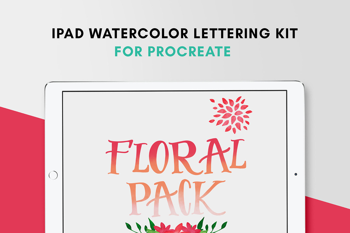 FLORALS iPad Watercolor, a Brush Add-On by Hewitt Avenue (Photo 2 of 2)