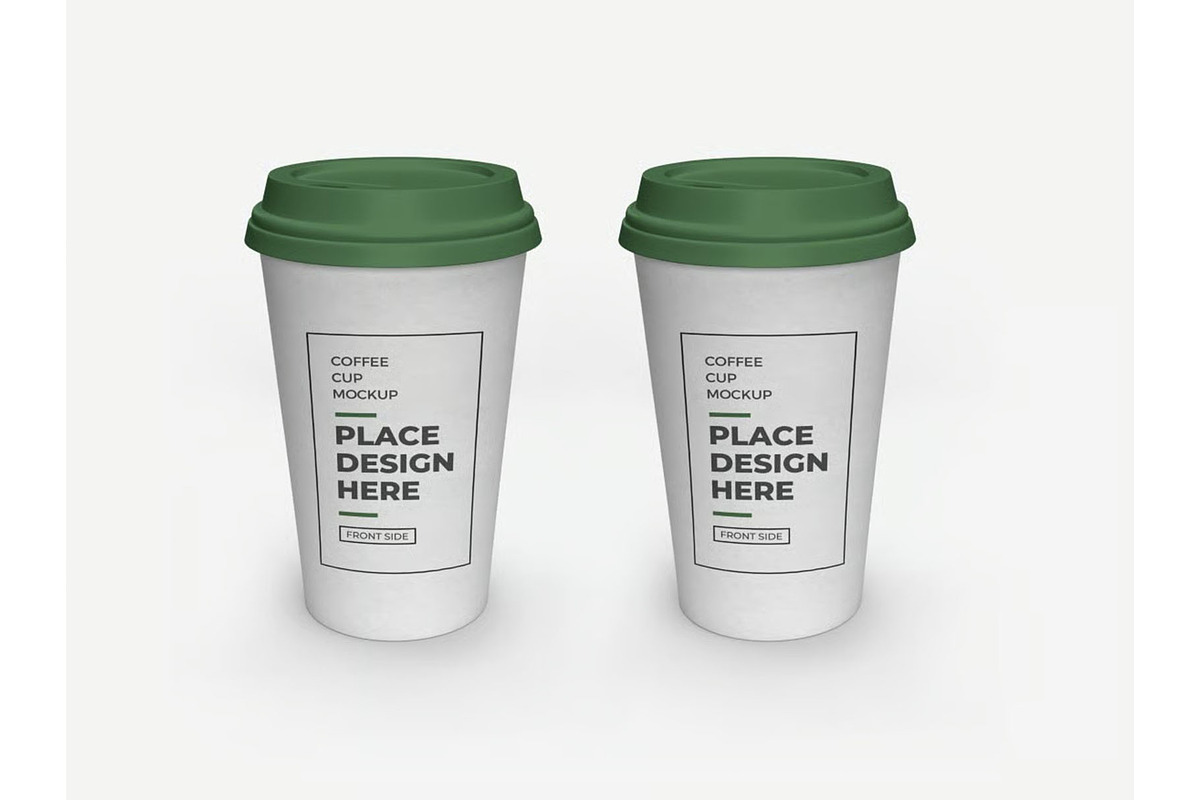 Coffee Cup Packaging Mockup Template, a Cups & Container Mockup by DesignRushMarket (Photo 4 of 11)