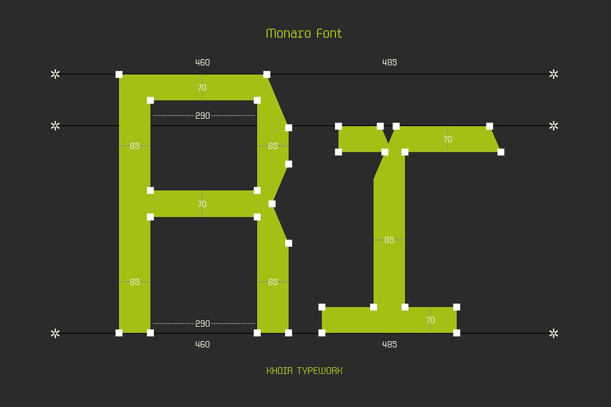 Monaro - Monospaced Font, a Sans Serif Font by Khoir (Photo 2 of 9)