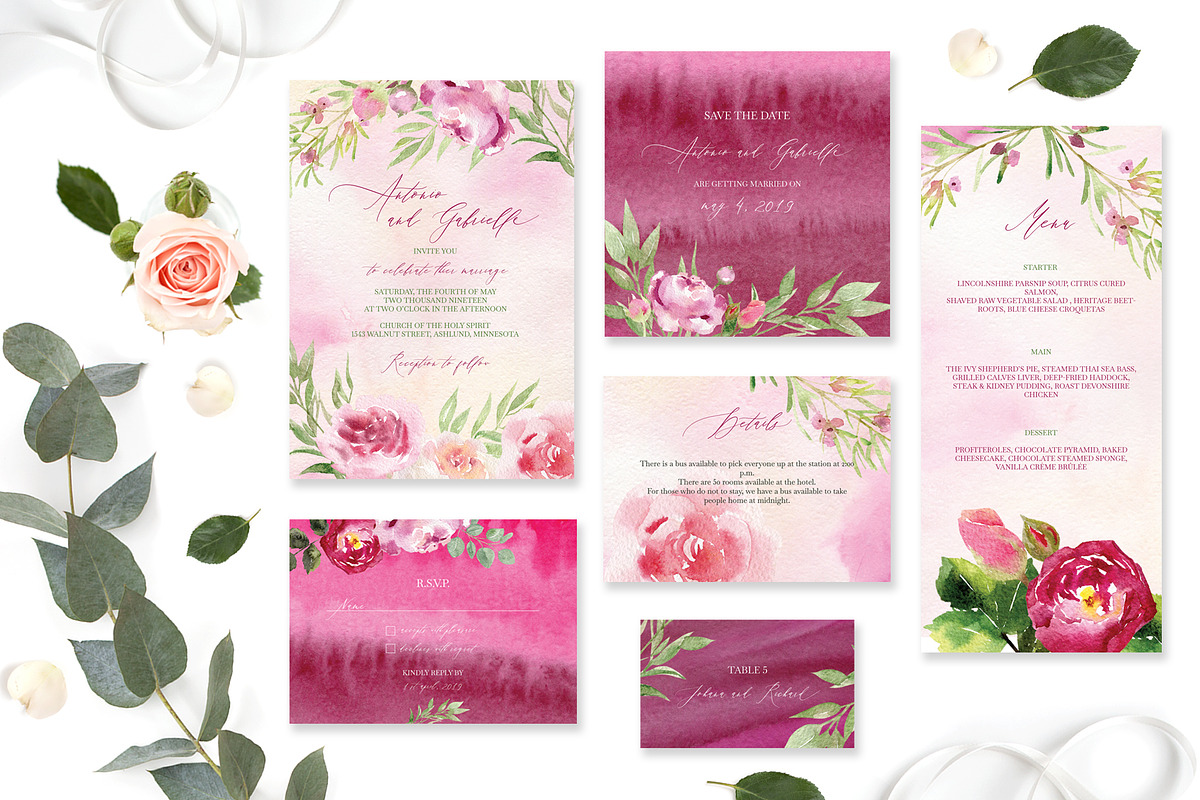 'I do' wedding set, an Invitation Template by Elegantia (Photo 1 of 5)