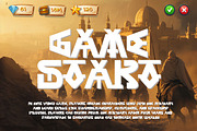 Axubies - Egyptian Gaming Font, a Sans Serif Font by Dhabee (Thumbnail 5 of 15)
