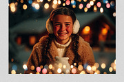 Christmas Bokeh Lights Overlays, a Texture Graphic by PhotoSpirit (Thumbnail 5 of 8)