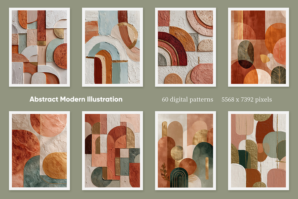 Abstract Modern Illustration, a Decorative Illustration by Housui Patterns (Photo 2 of 12)