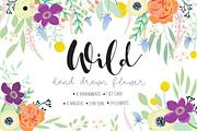 Wild FLOWER Hand drawn elements, a Decorative Illustration by MooBeer (Thumbnail 1 of 8)