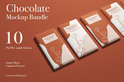 Chocolate Mockup Set, a Packaging Mockup by Mockup Line (Thumbnail 1 of 13)