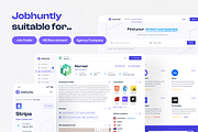 Jobhuntly  Job Board & Portal UI Kit, an UI Kit Template by dhuhacreative (Thumbnail 4 of 9)