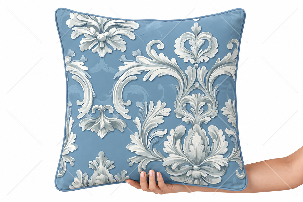 Seamless Vintage Floral Damask, a Pattern Graphic by Canvas Craft (Photo 7 of 9)