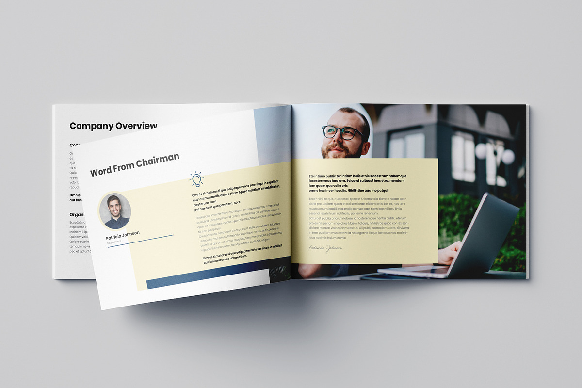HR Employee Handbook Landscape, a Brochure Template by Pixelpick (Photo 7 of 9)