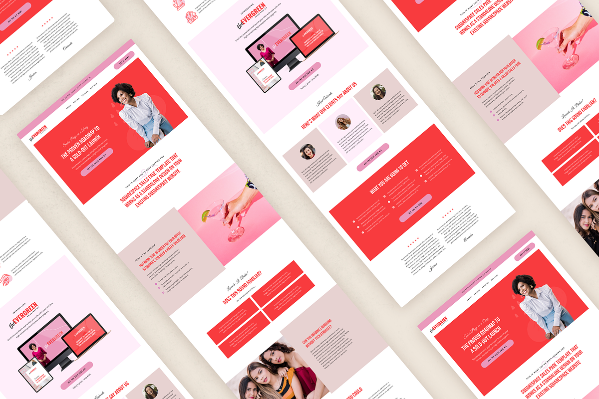 Squarespace Sales Page: Evergreen, a Squarespace Template by Applet Studio (Photo 3 of 5)