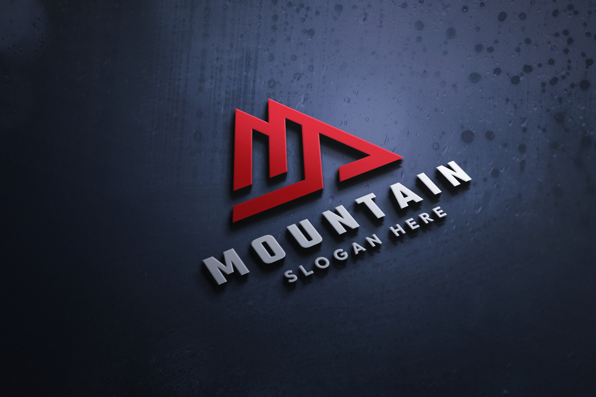 Letter M - Mountain  Logo, a Branding & Logo Template by Design_Planet (Photo 8 of 8)