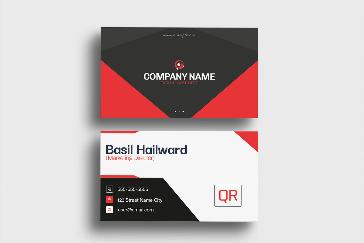 Business Card Template, a Business Card Template by MightyDesign (Photo 1 of 6)