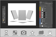 Floating Book Mockup PSD, a Product Mockup by Bruno's Shop (Thumbnail 3 of 4)