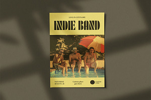 Indie Music Poster Template