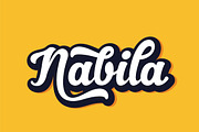 Nabila (50% Off), a Script Font by artimasa (Thumbnail 1 of 5)